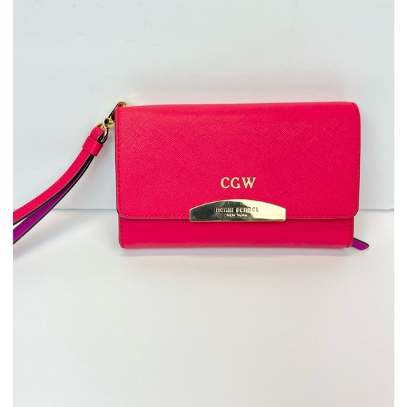 Henri Bendel Vibrant Pink Wristlet - Picture 1 of 12